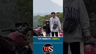 DI PUJI NETIZEN PEMUDA NONGKRONG BAWA ADEK funny [upl. by Itoyj856]