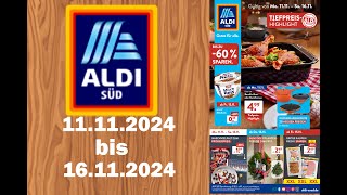 ALDI Süd Prospekte Angebote Werbung Gültig von 111124 bis 16112024​ [upl. by Lorin151]