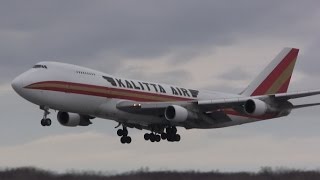 Kalitta Air  Boeing 747222BSF  Landing [upl. by Eikcin945]