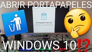 📋💻 Cómo ABRIR el PORTAPAPELES en WINDOWS 10 FÁCIL y RÁPIDO [upl. by Nnayecats]