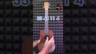 Without Playing Frets  Ukulele Tutorial  Twinkle Twinkle Little Star shorts ukulele subhropaul [upl. by Aneled]