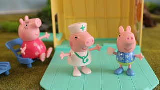 Peppa Wutz  Schorsch muss zum Arzt  Peppa Pig Deutsch Neue Folge  Toy Play  Spiele für Kinder [upl. by Sew444]