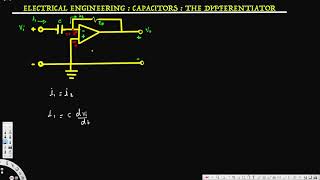 Electrical Engineering  Capacitors The Differentiator Integrator Circuit [upl. by Rozanne]