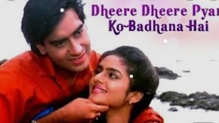 Dheere Dheere Pyar ko Badhana hai  Phool Aur Kaante  Kumar Sanu Alka Yagnik  Ajay Devgn amp Madhoo [upl. by Eisinger243]