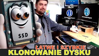 Jak sklonować dysk HDD lub SSD czyli łatwe przenoszenie całego systemu i danych przy wymianie dysku [upl. by Notlrahc]