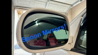 EK9 Spoon Mirror Glass Install [upl. by Latreshia]