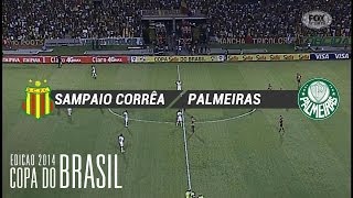 Gols  Sampaio CorrêaMA 2 x 1 Palmeiras  Copa do Brasil 2014  07052014 [upl. by Zink]