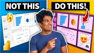 Power BI Dashboard Makeover  5 Ideas [upl. by Enelav]