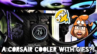 Corsair H150i Elite LCD install and benchmarks  gifs and good times [upl. by Cai423]