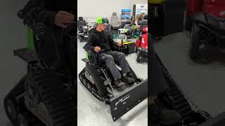 Action TrackChair  Wheelchair  Accessible Offroad Mobility  Compassion Mobility  Snowplow  Utah [upl. by Sherrer]