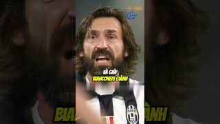 Mối tình giữa Pirlo và AC Milan  Juventus pirlo milan juventus bongda football shorts [upl. by Popper]