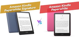 📚 Kindle Showdown Paperwhite Signature vs Allnew Paperwhite 🤔 [upl. by Grimona]