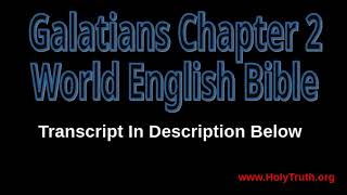 Galatians Chapter 2 WEB [upl. by Atteoj]