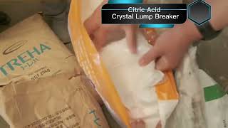 Citric Acid Monohydrate Crystal Lump Breaker [upl. by Ilrebmyk]