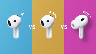 AirPods 4 vs AirPods 4 ANC vs AirPods Pro 2 [upl. by Matilde]