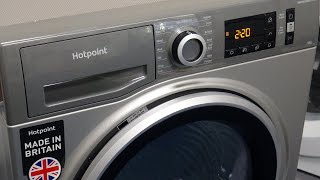 Hotpoint H3D91 Condenser Tumble Dryer Demonstration [upl. by Boser]