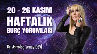 Haftalık Burç Yorumları  20  26 Kasım astrodehasenaydevi​ [upl. by Hanoj787]