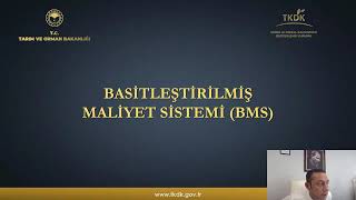 TKDK Basitleştirilmiş Maliyet Sistemi Eğitimi  03102024 [upl. by Ecarret662]