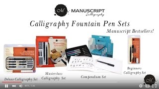 Manuscript Calligraphy Pen Sets [upl. by Htennek393]