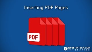 Able2Extract Professional 12 Inserting PDF Pages [upl. by Nyahs]