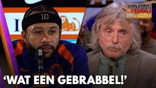 Johan ziet Memphis Depay op persconferentie Oranje Wat een gebrabbel  VANDAAG INSIDE ORANJE [upl. by Aleahpar]