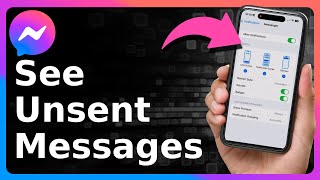 How To See Unsent Messages In Messenger [upl. by Nnylyam110]