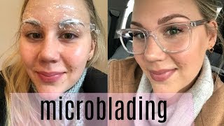 My Microblading Experience Pain Healing amp More [upl. by Eliath817]