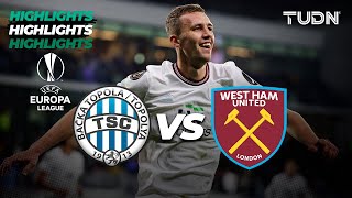 TSC Backa Topola vs West Ham United  HIGHLIGHTS  UEFA Europa League 2324  TUDN [upl. by Allx]