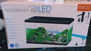 UNBOXING AQUARIUM 60 LED LIGHTING SYSTEM CIANO [upl. by Einuj]