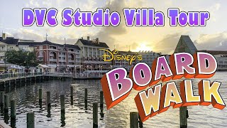 Disneys Boardwalk Resort  DVC Villa Room Tour  Garden View Studio Rm 5059 [upl. by Elbag]