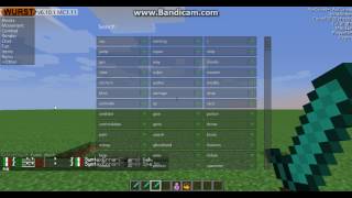 Most  Commands on wurst Minecraft [upl. by Weed265]