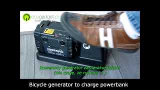 Cougar  rowerowy generator energii ACDC od Ecogadgetpl [upl. by Paske]