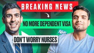 UK 🇬🇧 DEPENDENT VISA UPDATE 2023 CARERS DEPENDENT VISA  NEW VISA UPDATE uknurse gnm norcet [upl. by Pepe358]