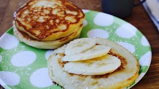 Easy recipe How to make banana pikelets [upl. by Ahsikram]