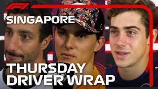 Thursday Drivers Wrap  2024 Singapore Grand Prix [upl. by Annay]