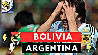 Bolivia vs Argentina 61 All Goals amp Highlights  2010 FIFA World Cup Qualification [upl. by Chemesh96]