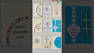 DIY16 Teachers day Card ideas😍 Easy Greeting Cards😍 shorts teacher diy card craft short [upl. by Nosmirc74]