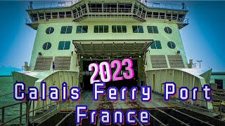 Calais France to Dover UK DFDS Seaways Ferry Crossing January 2023 [upl. by Sansbury]