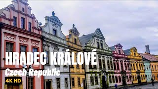 HRADEC KRALOVE Czech Republic Walking Tour [upl. by Maharg]