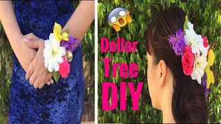 Dollar tree DIYCorsage very easy to make [upl. by Lipsey]