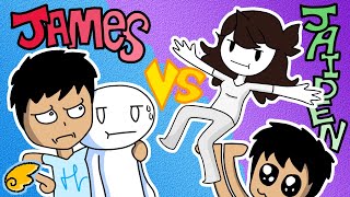 TheOdd1sOut vs JaidenAnimations RAP BATTLE [upl. by Nebur806]