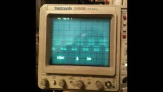 tektronix 2465b with vertical adjustment issues [upl. by Ynattirb]