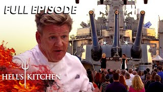 Hells Kitchen Season 15  Ep 16  Epic Finale Kitchen Showdown On USS Iowa  Full Episode [upl. by Dilaw874]