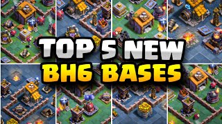 TOP5  New Builder Hall 6 Best bases in 2024 With links 2024 [upl. by Laufer]