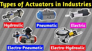 Types of Actuators in Industries । Pneumatic Vs Electro Pneumatic Actuators [upl. by Aivon]