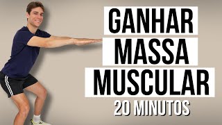 Ganhar massa muscular  20 minutos [upl. by Rats]