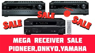 MEGA AV RECEIVER SALE pioneer onkyo yamaha avreceiver offer sale jadigital [upl. by Atteinotna]