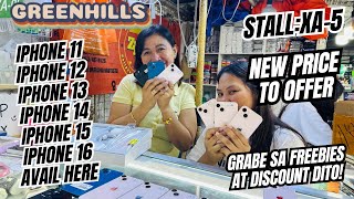 LEGIT BENTAHAN NG MGA IPHONES DITO SA GREENHILLS PRICE AND STOCK UPDATE TAYO IPHONE 13 NAKA SALE [upl. by Kiernan]