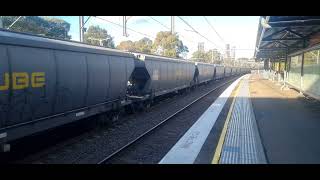 QL002 010 QBX002 going thru Westmead Station in April 2023 [upl. by Carree]