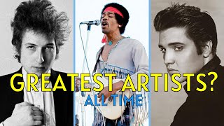 Top 10 Greatest Artists of All Time [upl. by Aleina]